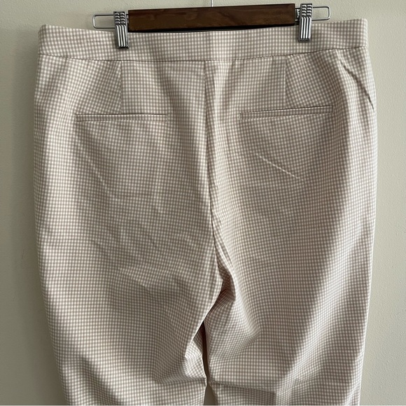 NWT LOFT Outlet Gingham Trousers - Picture 6 of 10